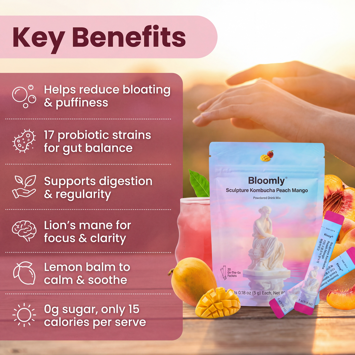 Korean Probiotic Debloat Kombucha