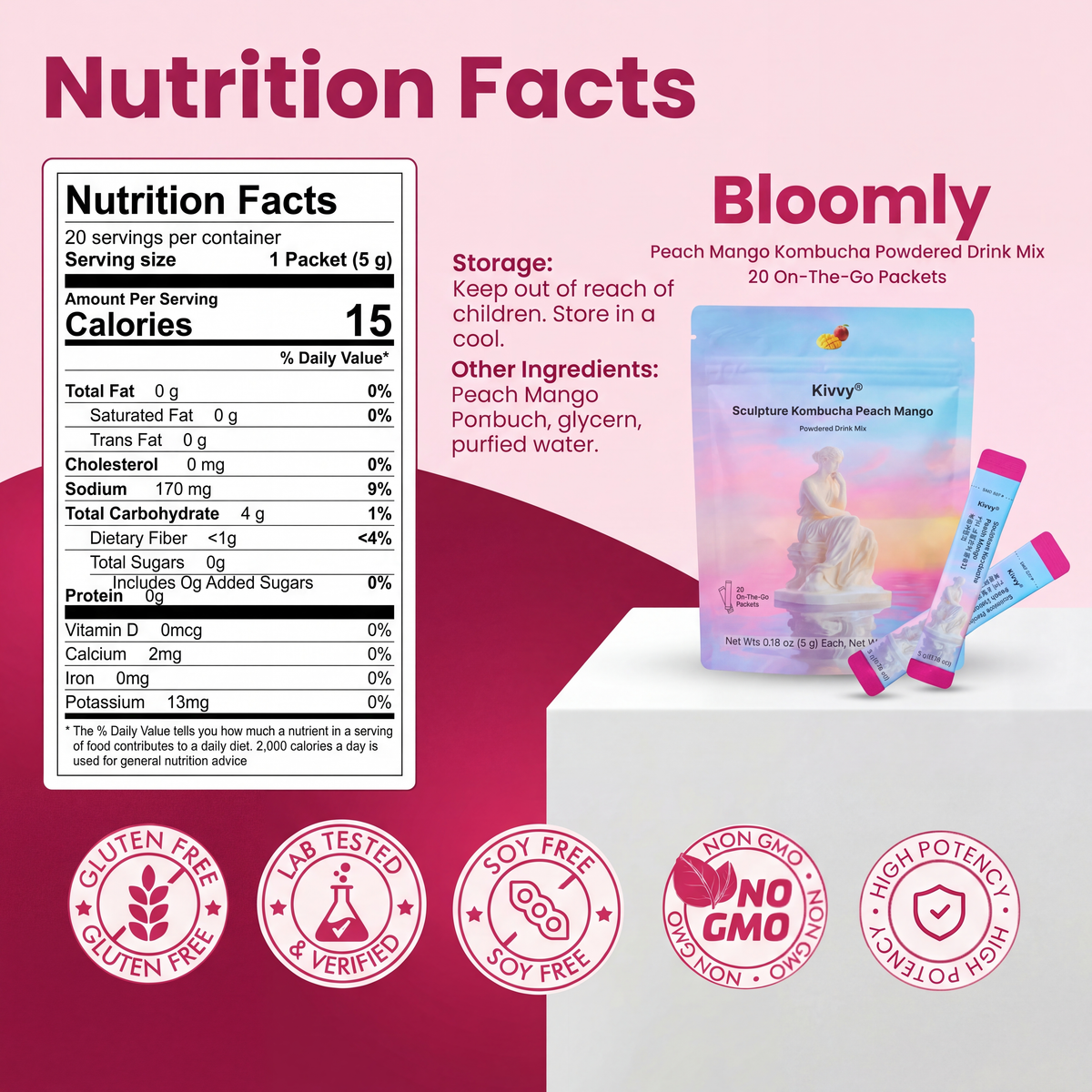 Korean Probiotic Debloat Kombucha
